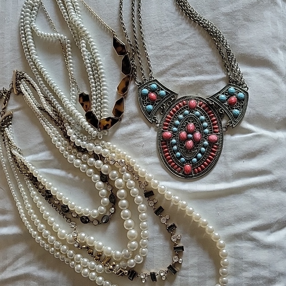 Costume jewelry necklaces 3!